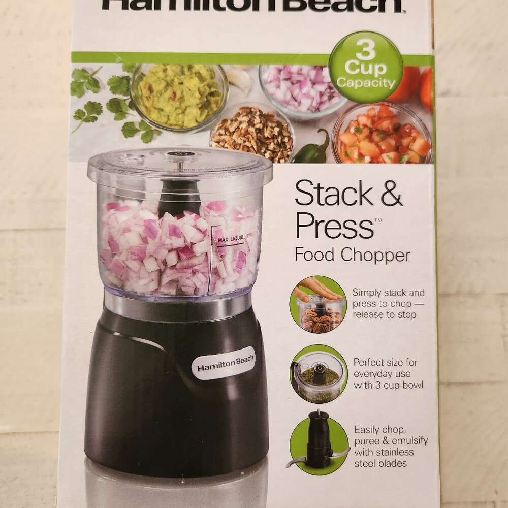 Hamilton Beach Stack and Press Food Chopper
